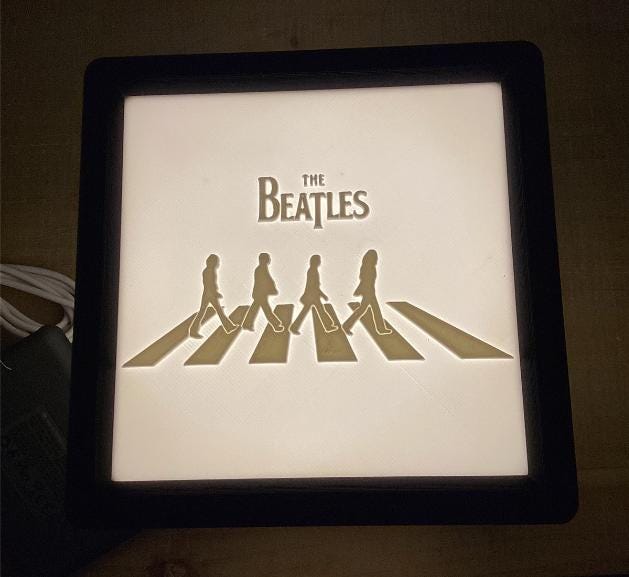 The Beatles Lamp - Etsy