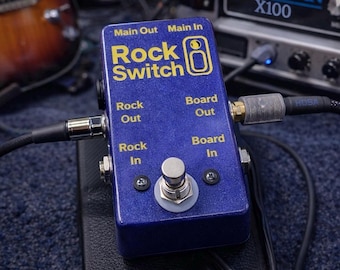 RockSwitch Analog Guitar A/B Line Selector – Dual Pedalboard Router, Rockman X100