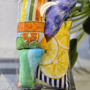 Handmade Catnip Toys Eco Friendly Upcycled Fabric Soft, Fun, and Sustainable Cat Toys Play and Pounce