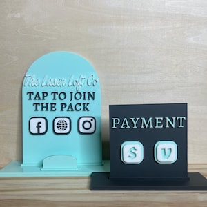NFC-tagteken | Social media-bord | Betaalbord | Zakelijke marketing | Volg mij-bord | Marketing | Websitemarketing