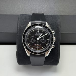 Black 20mm Soft Rubber Oysterflex Watch Strap With Clasp for Casio Tudor Rolex Seiko Citizen Breitling etc