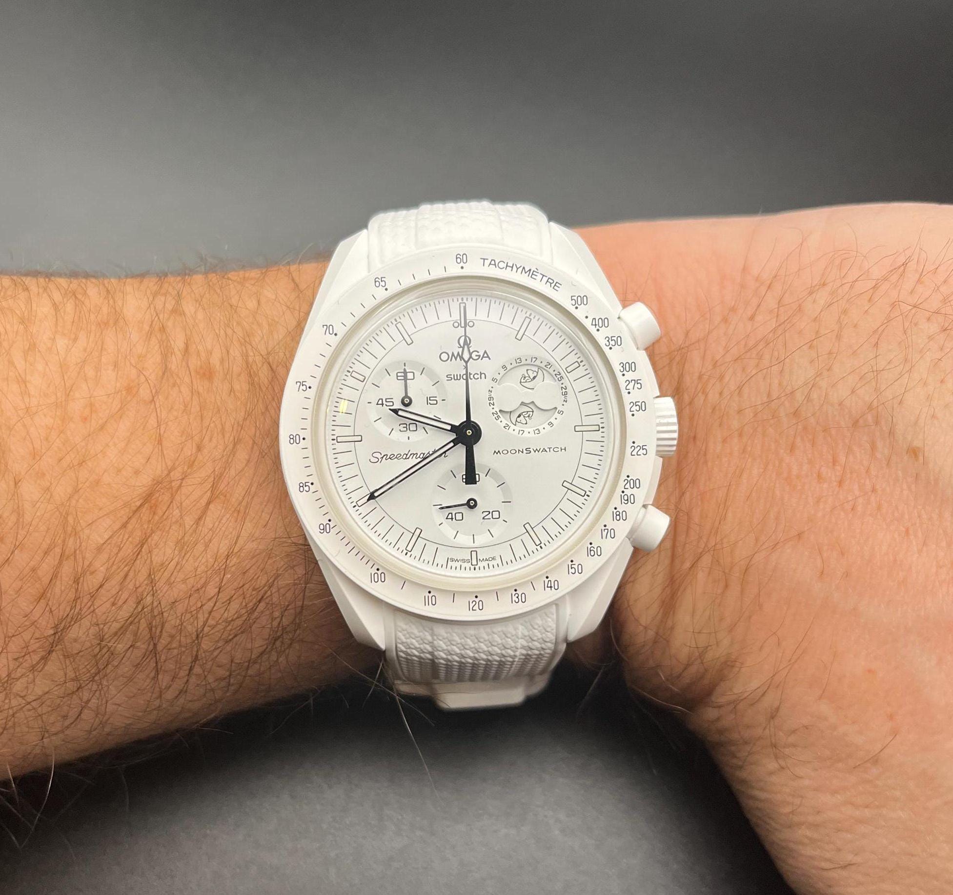 White Snoopy Moonswatch Watch Band - Etsy