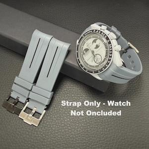 Pulseira de relógio cinza escuro/preto para Omega x Swatch MoonSwatch Mission to Earthphase