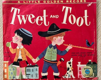 Vintage 1954 Tweet and Toot Little Golden Record 78 RPM