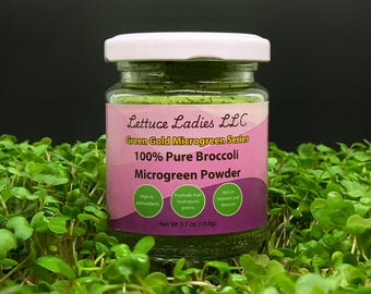 Freeze-Dried Broccoli Microgreen Powder