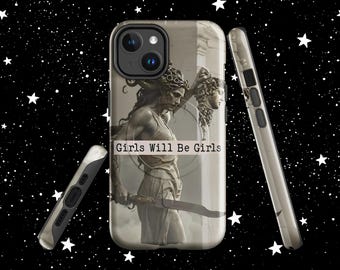 Medusa Art Handyhülle, Girls Will Be Girls, MagSafe Schutz (Dual Layer)