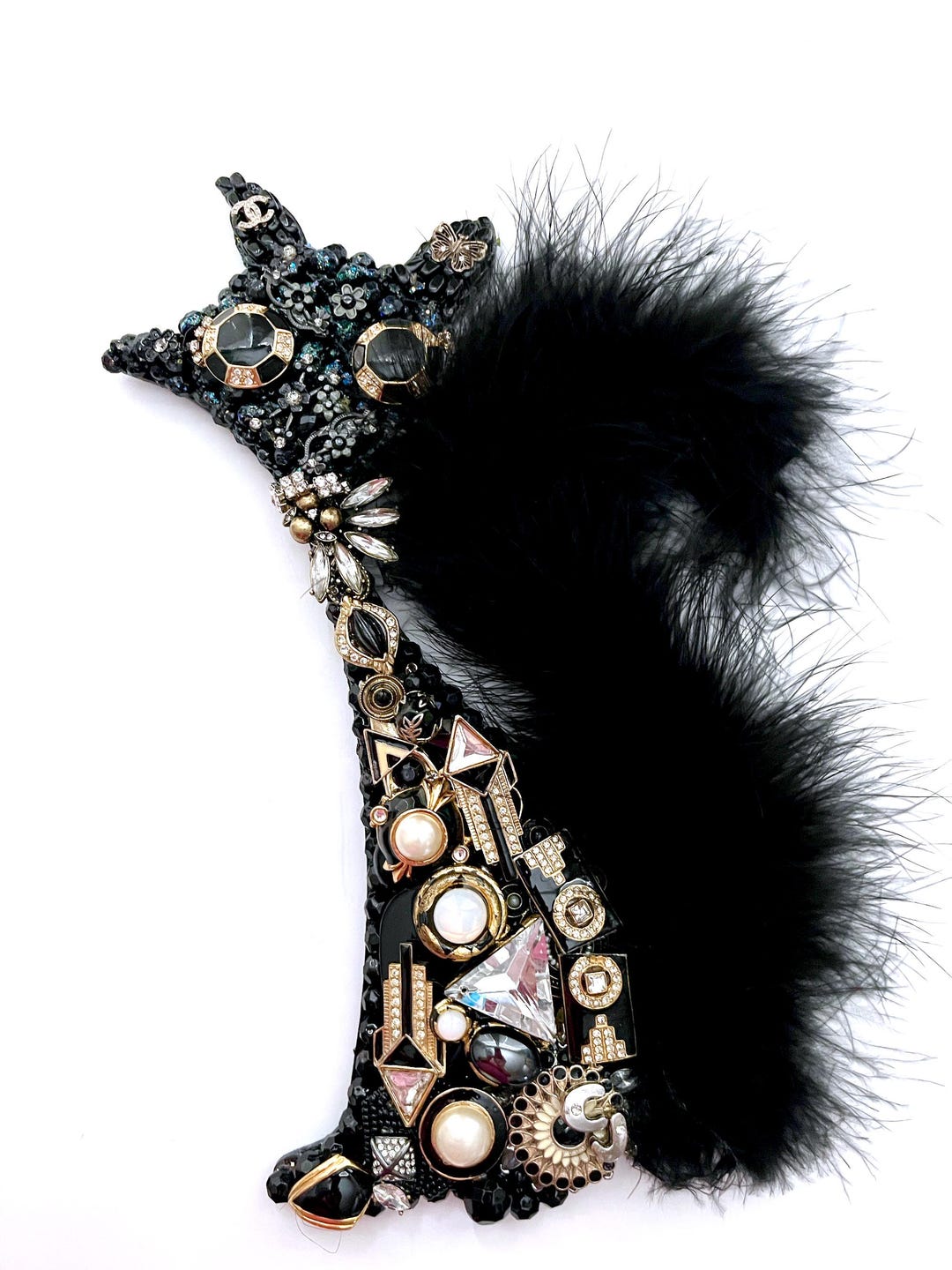 Curated visual reference: Fresh Look at Art Deco Black Cat Wall Art Cat Wall Decor Jewelry