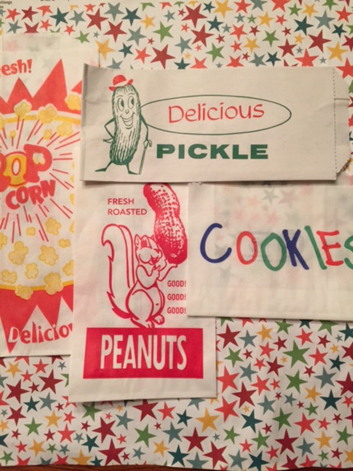 Pretzel Bags Perfect for Movie Night Circus or Carnival Etsy