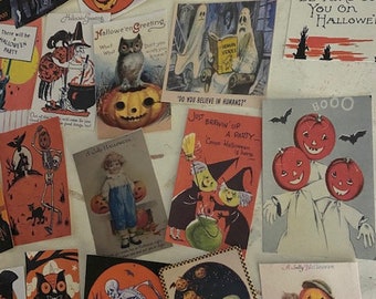 Halloween Die Cuts-Vintage Images-24 Piece Die Cuts-Cardmaking-Crafting-Scrapbooking(24HN)