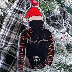 Personalized Fisherman Ornament: Vintage Lure Design, 2025 Keepsake