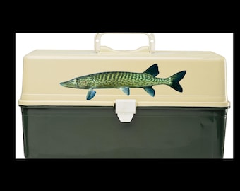 Pickeral Kiss-Cut Vinyl Decals - Adorable Fish Stickers for Windows, Laptops & Gift Giving, Aquarium Decor, Nature Lovers, Fishing