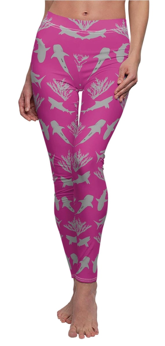 Sports Leggings Dinosaur Running Leggings Shark Yoga Leggings