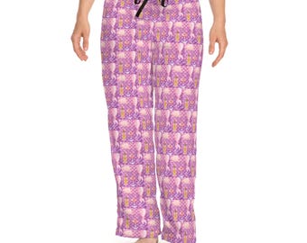 Loungeable - Pyjama Ultra Doux En Jersey Avec Pantalon Ample Et Haut à Revers Et Liserés Contrastants - Imprimé Margarita Pimentée