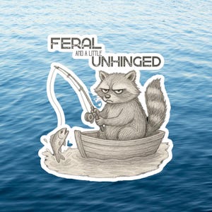 Waschbär-Vinyl-Aufkleber, Waschbär-Memeaufkleber, lustiger Waschbär, Becheraufkleber, Aufkleber, Müllpanda, Retro Waschbär, Opossums