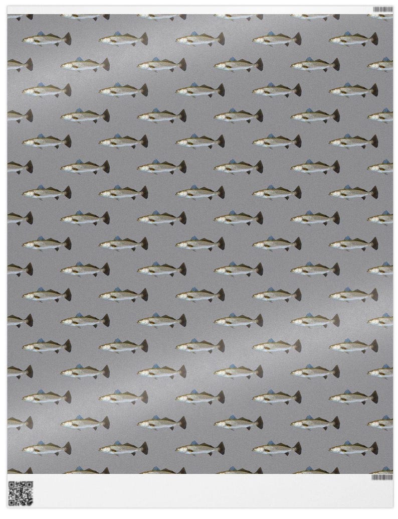 Papel de regalo para pesca de trucha, papel de regalo para pescadores, papel de regalo para amantes de la naturaleza, papel de regalo para pesca con mosca, papel de regalo de cumpleaños para pescadores, regalo de pesca imagen 5