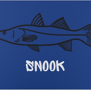 Custom Snook-ijdelheidsplaat, Snook Fishing-nummerplaat, cadeau Snook-vissers, aluminium autolabel, decor vissersboot, cadeau visser, vissen