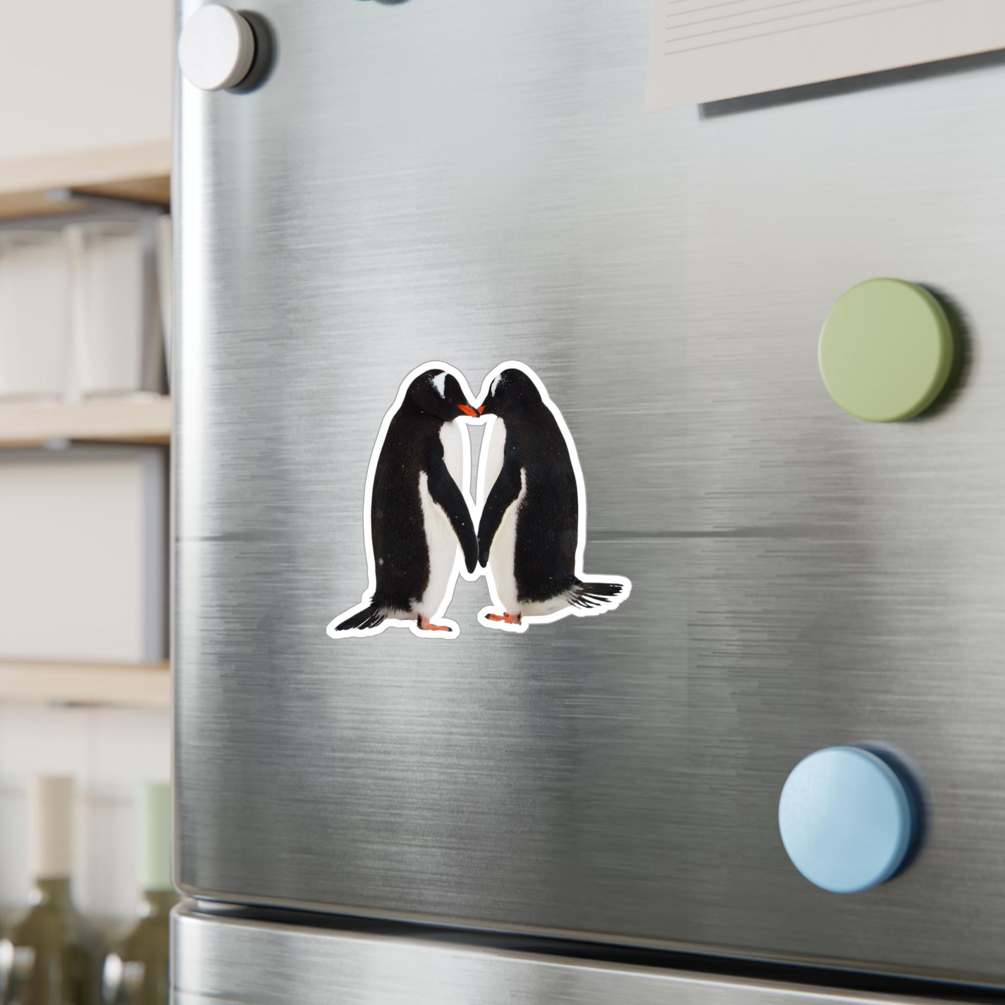Penguinloveです♡ Penguin Love Kiss Vinyl Sticker, Waterproof Decal - Etsy