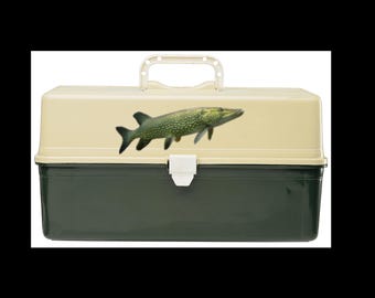 Northern Pike Fish Lover's Kiss-Cut Vinyl Decal - Perfect for Water Bottles, Laptops, Outdoor Gear, Gifts for Fishermen, Nature Decor