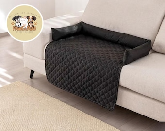 Waterproof Pet Couch Pad | Large Sofa Mat with Neck Pillow | Anti-Slip Cover for Dogs & Cats | Home Furniture Protector