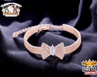 Collier De Noël Tricoté Pour Chien Ou Chat - Bavoir En Laine Crocheté Main - Taille S, M, L - Cadeau Festif Pour Animal - 2