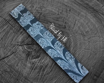 10" Damascus Steel Billet – Palm Feather Pattern | Knife Making, Forging, Bladesmith Supplies
