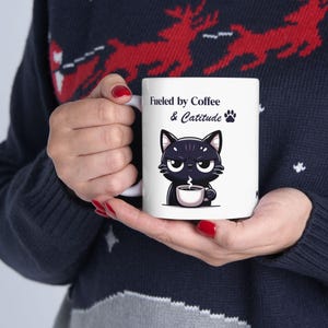 Cute Cat Mug - Perfect for Pet Lovers, Coffee/Tea Gift, Fun Kitchen Decor, Animal Lover Present, Birthday/Christmas