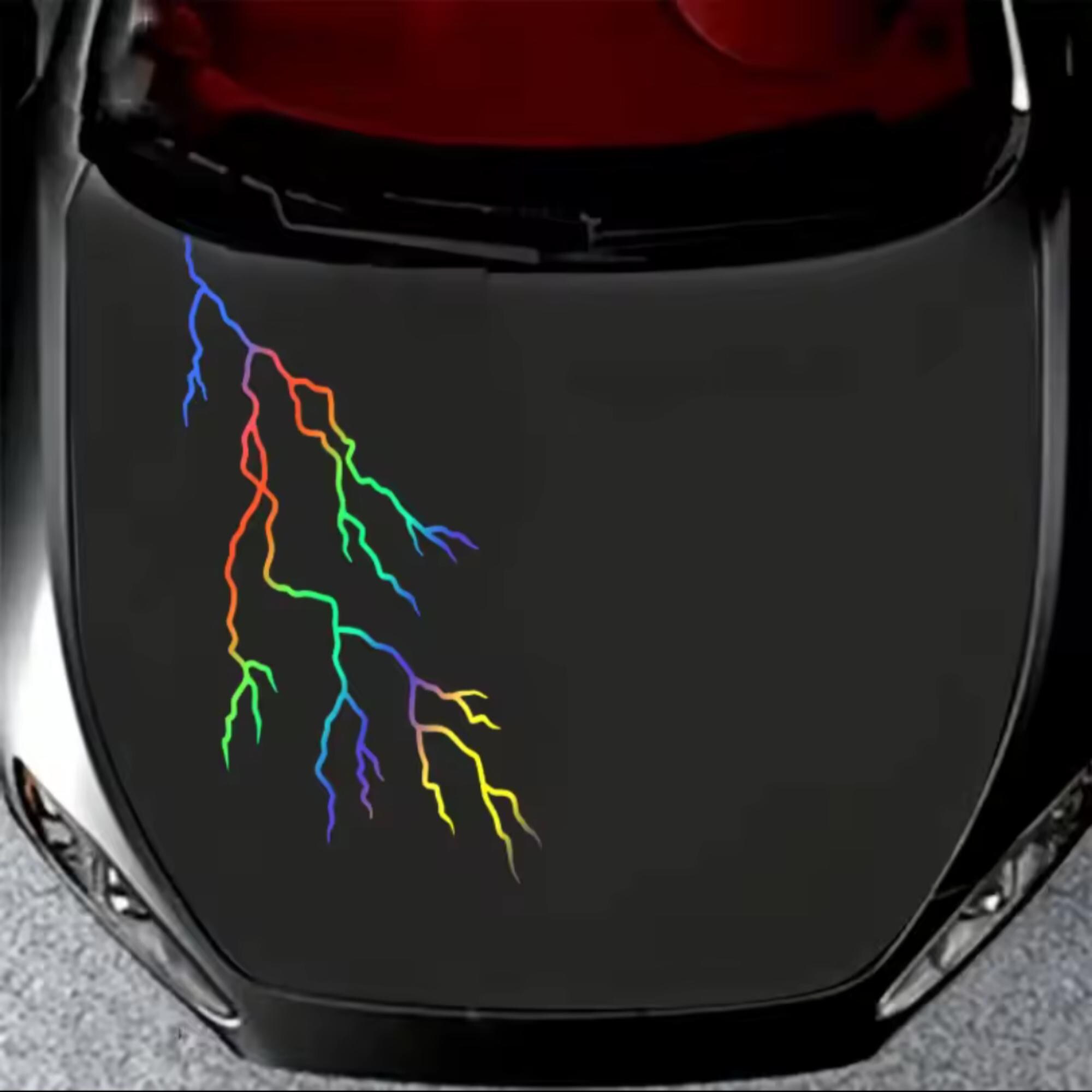 Front Lights Sticker Lightning Styling Car Hood, Front Door Stickers - Etsy