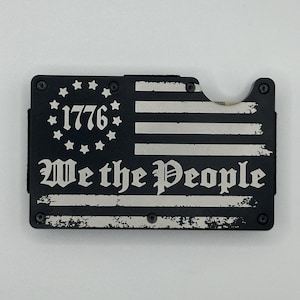 Cartera de metal We the People 1776