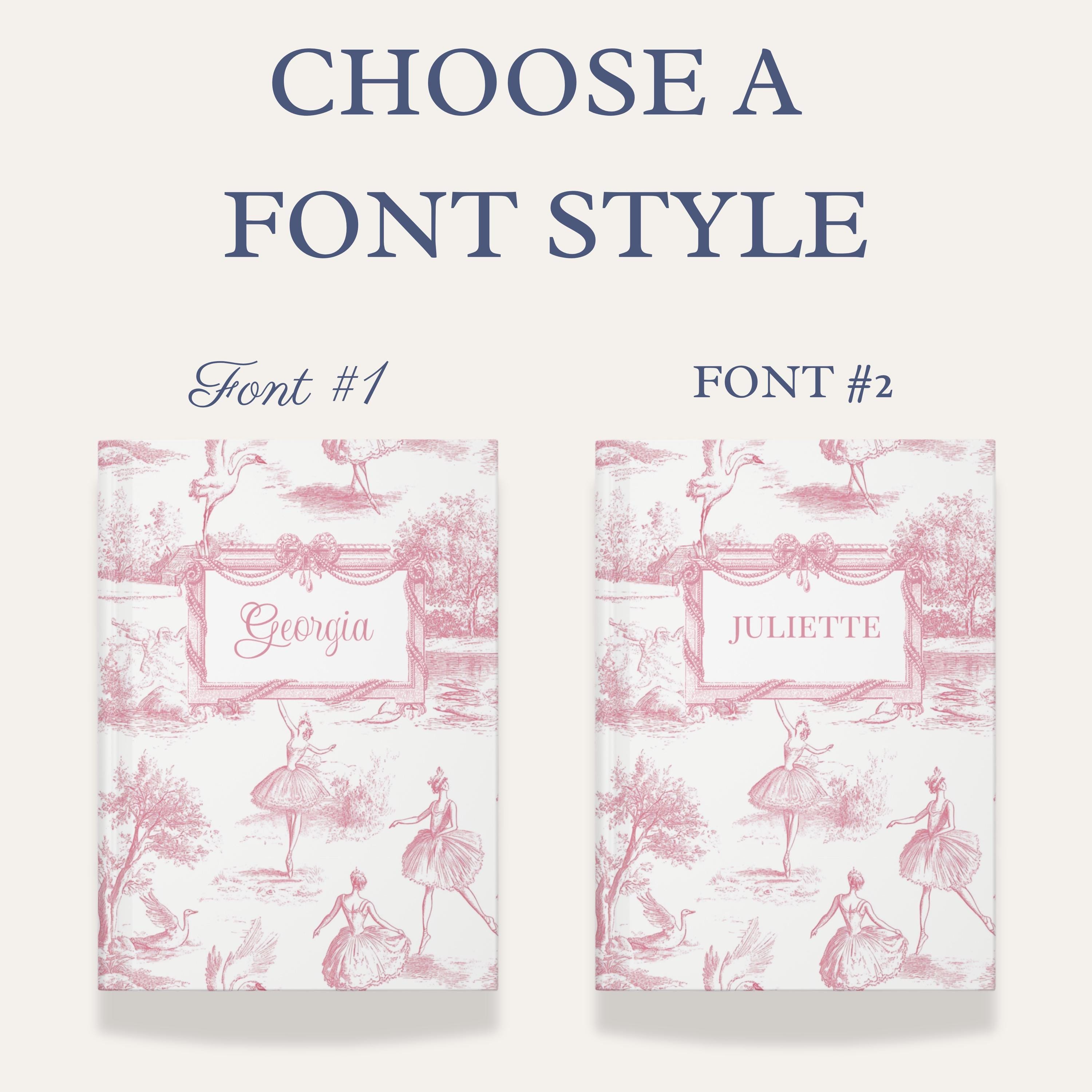 Custom Pink Toile French Journal Balletcore Coquette Cottagecore Poetry ...