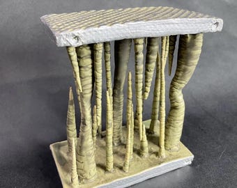 Abstract Sculpture, Stalactite Stalagmite Sculpture, Ceramic Sculpture