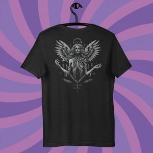 Blessings T-shirt, Dark Academia, Halloween Shirt, Gothic Shirt, Goth Shirt, Wings T-Shirt, Satanic Shirt, Skeleton Shirt, Horror Shirt