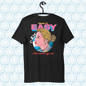 Take It Easy T-shirt: Dark Academia Comfort Colors Graphic Tee