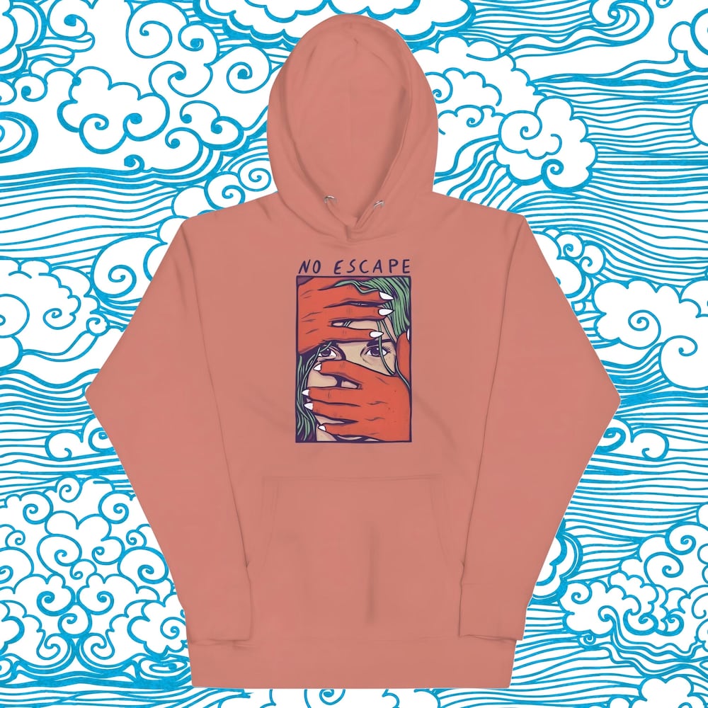 No Escape Hoodie, Devil Hoodie, Satanic Hoodie, Demon Hoodie, Horror Hoodie, Halloween Hoodie, Gothic Hoodie, Bad Girl Hoodie, Grunge Hoodie Designed By Shirttrendz