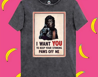 Planet of the Apes T-Shirt: Funny Vintage Movie Tee