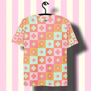 Camiseta con estampado de flores: estilo urbano floral colorido