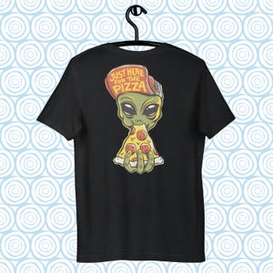 Alien Pizza T-Shirt: Funny UFO Lover Gift