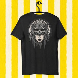 Black Blood T-shirt, Dark Academia, Halloween Shirt, Gothic Shirt, Goth Shirt, Skull T-Shirt, Satanic Shirt, Skeleton Shirt, Grunge Shirt