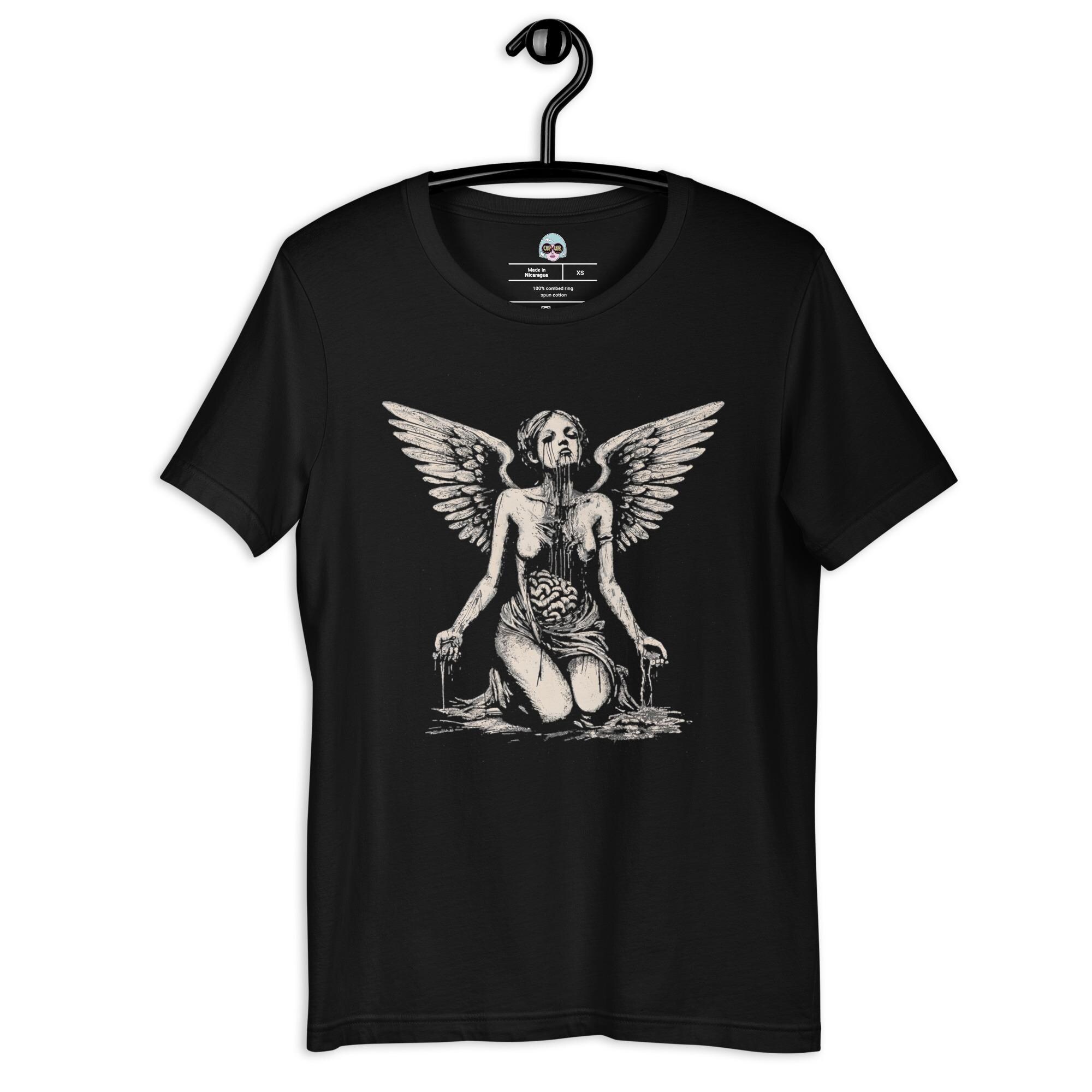 クライング・エンジェルTシャツ：ゴシック・ブラックメタル・アパレル 
