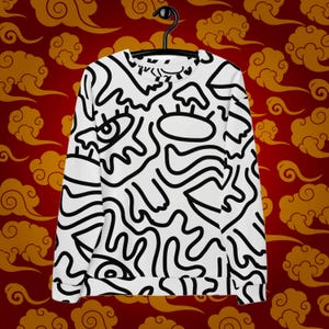 Abstract Pattern Recycled Sweatshirt: Unisex All Over Print