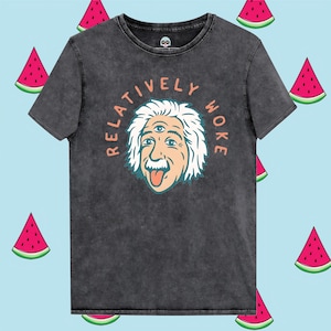 Relativity Denim T-Shirt: Albert Einstein Retro Science Tee
