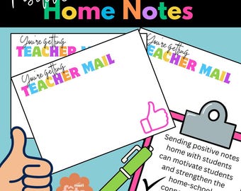 Positive Communication Notes from Teachers – Printable Templates