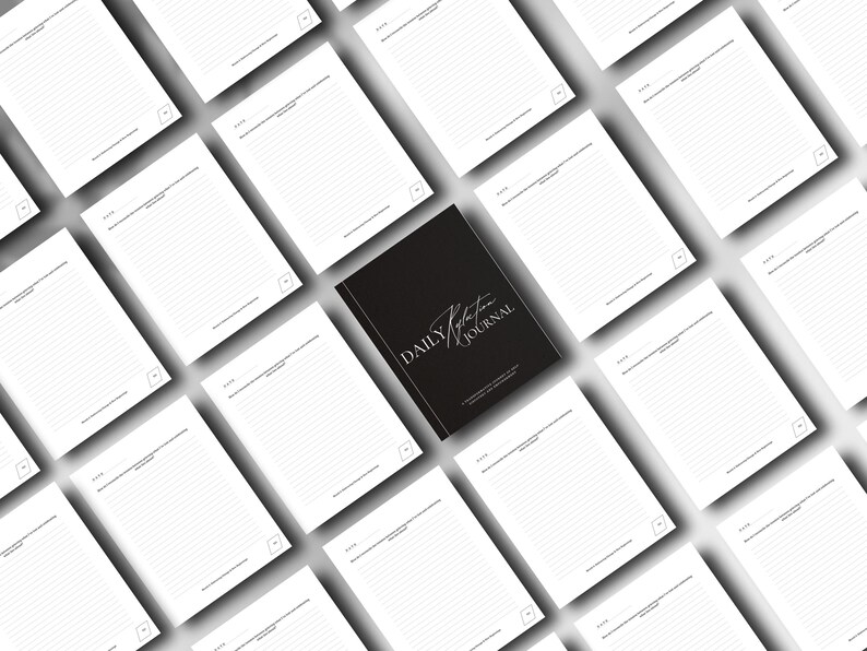 daily self-reflection journal. digital journal for goodnotes. 2025 journal. Daily journal for ipad. self-improvement journal. mindfulness journal.self-love and wellness journal. journals for women. minimalist journal. weekly journal for women.
