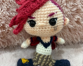 Handmade Crochet Vi Doll — Arcane (LOL)