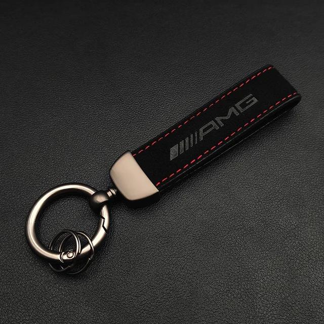Mercedes AMG Suede Keychain: 3D Logo Keyring - Etsy UK