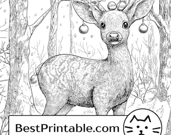 Adult Christmas Printable Coloring Pages by Best Printable