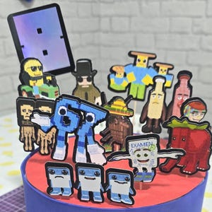 Steal a Brainrot Cake topper x 11 Personalized age and name 6 7 trend 67 image 1