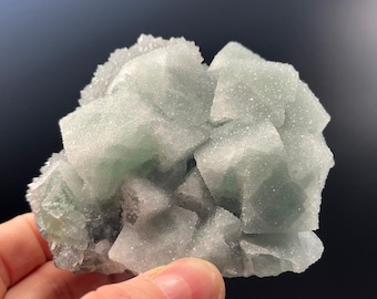 Fluorita verde con cuarzo Fujian, China