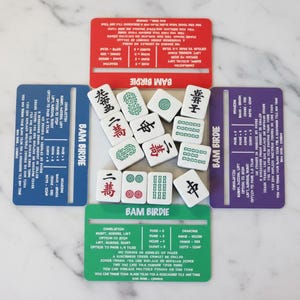 Mahjong Line Reader | Fun, Stylish Tile Guide | Engraved Acrylic