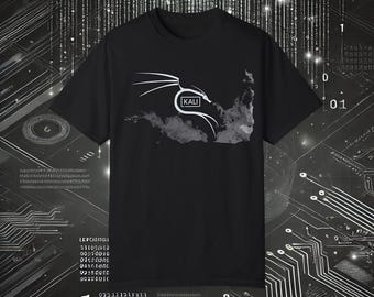 Kali Linux T-Shirt Ethical Hacking Logo Design for Cybersecurity Enthusiasts