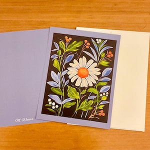 Pintura de Jardín en Gouache, hecha por mí: Es una impresión de 10 x 13 cm en una tarjeta premium. Incluye un sobre y se puede escribir en el reverso.